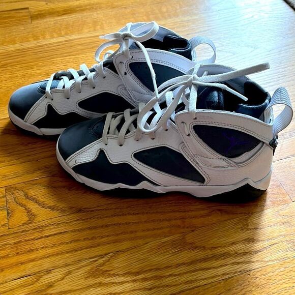 NWOT- Air Jordan 7 “Flint” HighTop Sneaker- Style #- CU9307-100-3.5 years (2021) - Picture 3 of 13